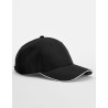 MOD. B195R:Black, 100% polyester, White, One Size